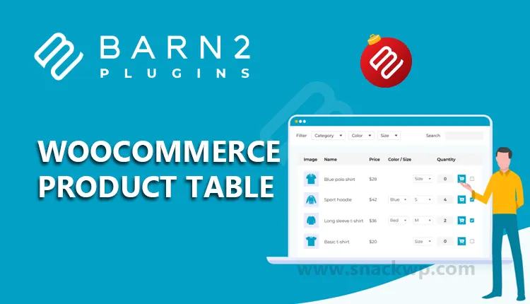 Barn2 WooCommerce Product Table WordPress Plugin