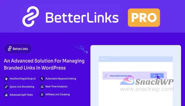 BetterLinks Pro WordPress Link Shortening Plugin