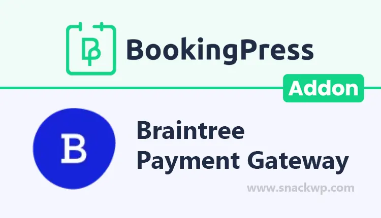 BookingPress Braintree Payment Gateway Addon
