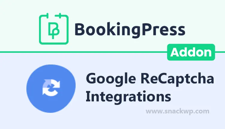 BookingPress Google Captcha Integration Addon