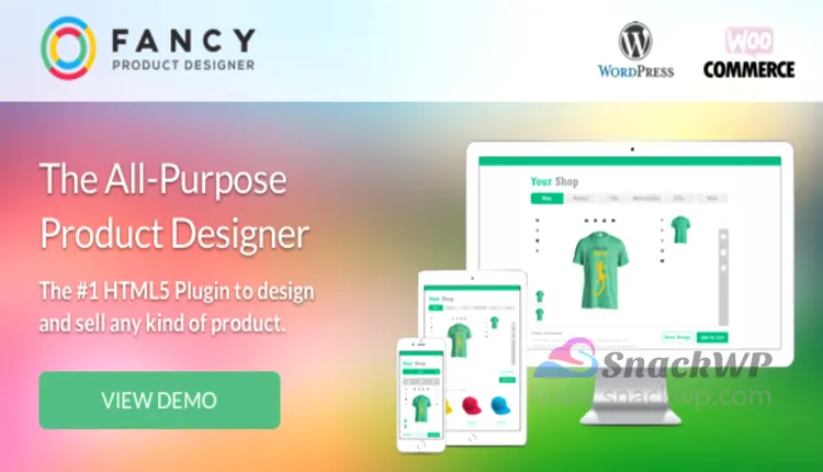 Fancy Product Designer WooCommerce WordPress Plugin