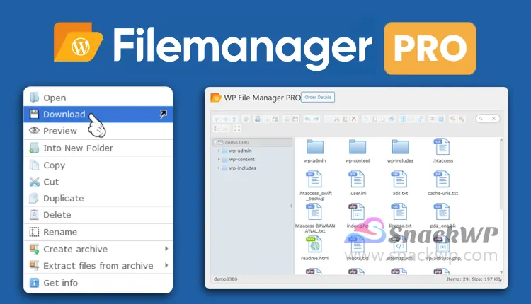 File Manager Pro WordPress File Management Plugin