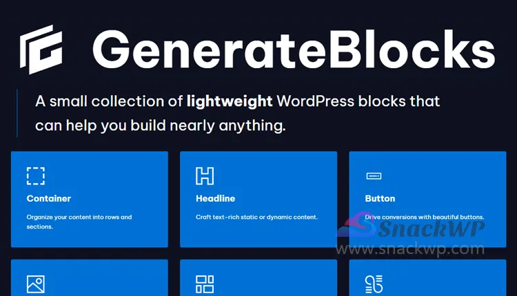 GenerateBlocks Pro WordPress Blocks Plugin