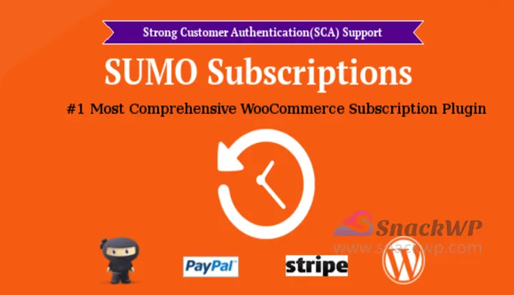 SUMO Subscriptions for WooCommerce WordPress Plugin