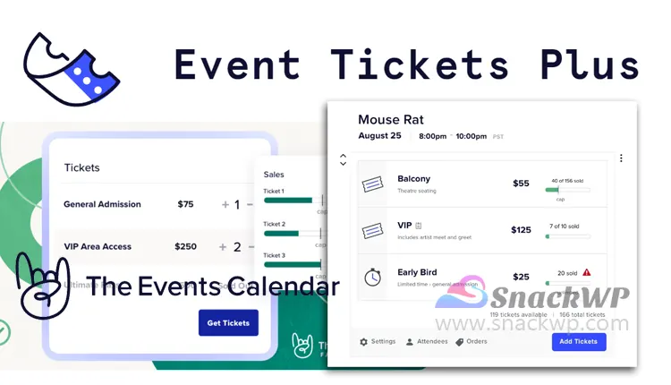 The Events Calendar Event Tickets Plus Extension