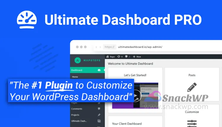 Ultimate Dashboard Pro WordPress Custom Dashboard Plugin