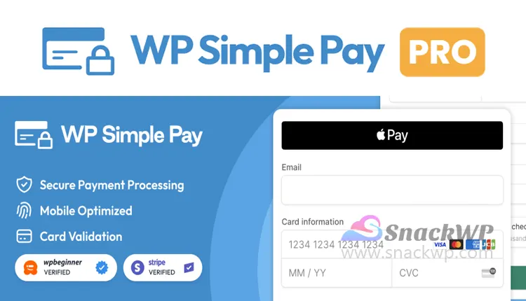 WP Simple Pay Pro WordPress Stripe Payment Forms Plugin