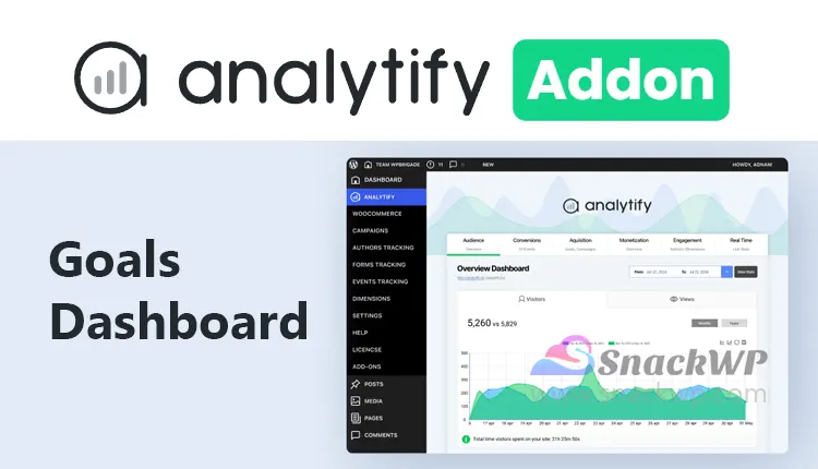 Analytify Google Analytics Goals Addon WordPress Plugin
