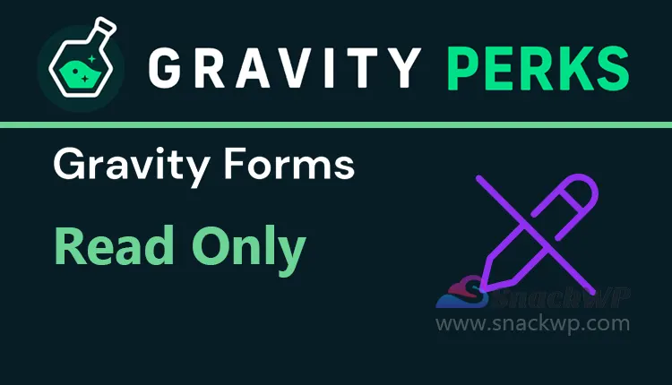 Gravity Perks Read Only Addon WordPress Plugin