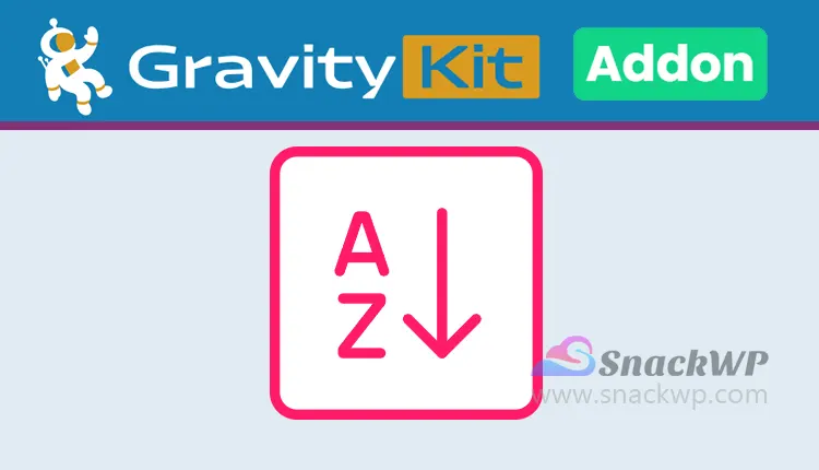 GravityView A-Z Filters Addon WordPress Plugin