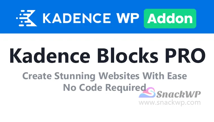 Kadence Blocks Pro Addon WordPress Plugin