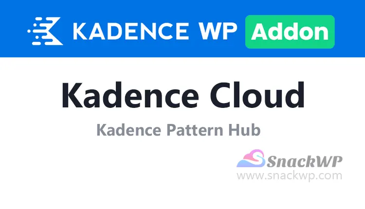 Kadence Cloud WordPress Plugin