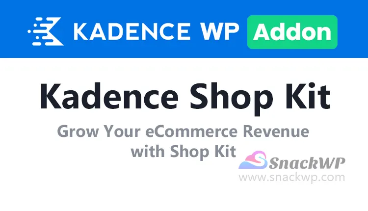 Kadence Shop Kit WordPress Plugin
