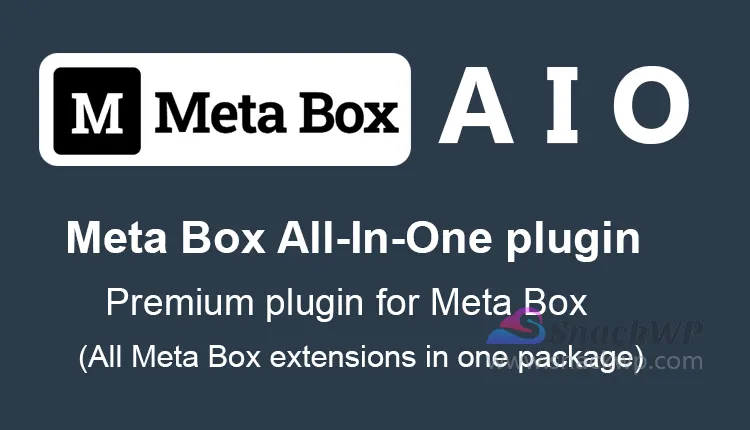 Meta Box AIO All In One Addon Premium WordPress Plugin