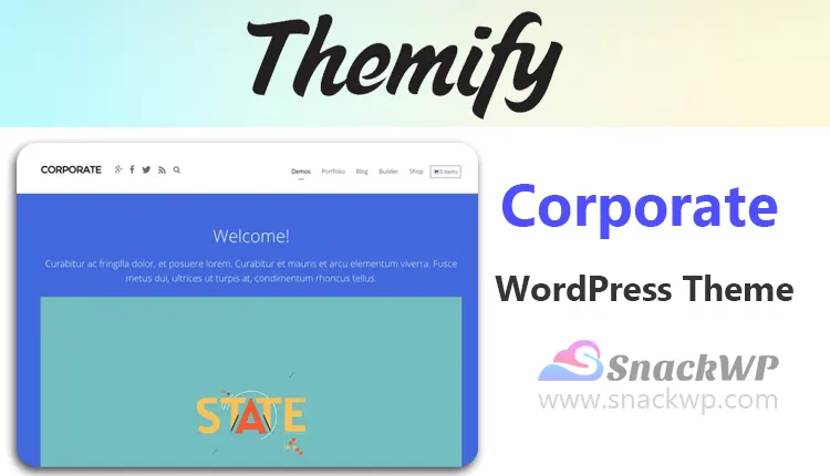 Themify Corporate Premium WordPress Theme