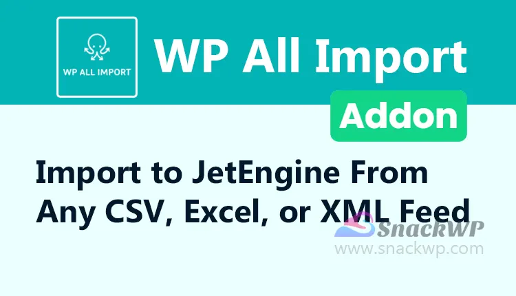 WP All Import JetEngine Addon WordPress Plugin