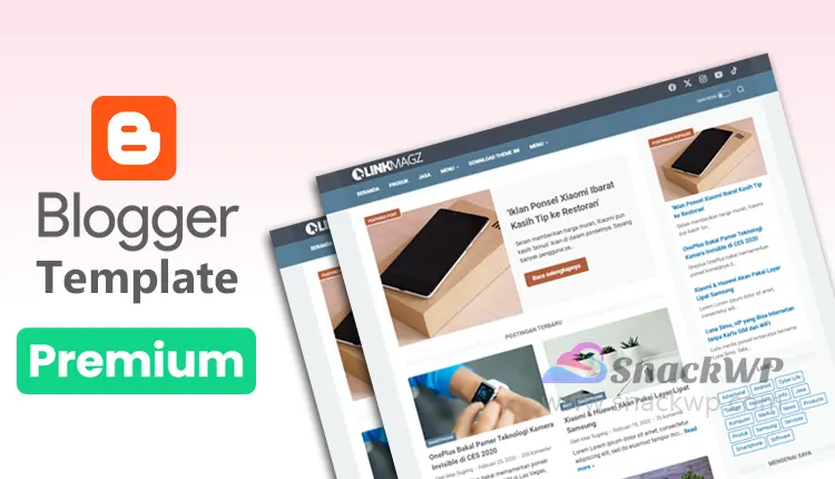 LinkMagz Premium Blogger Template