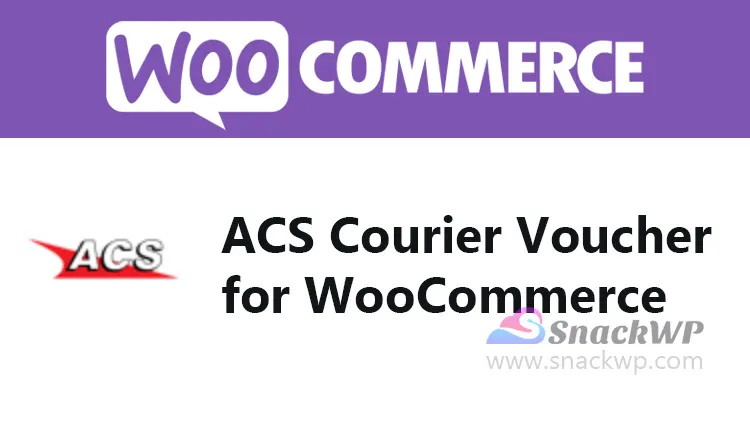 WooCommerce ACS Courier Voucher Extension WordPress Plugin