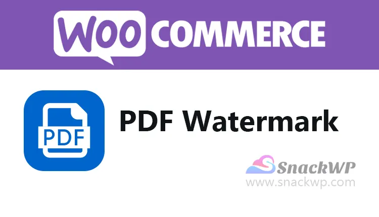 WooCommerce PDF Watermark Extension WordPress Plugin