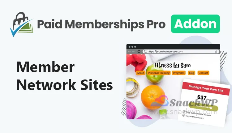 Paid Memberships Pro Member Network Sites Addon WordPress Plugin