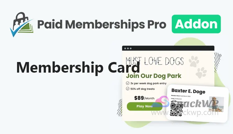 Paid Memberships Pro Membership Card Addon WordPress Plugin