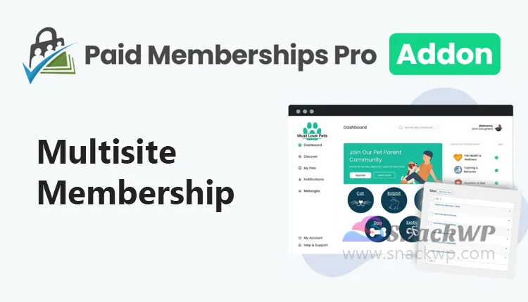 Paid Memberships Pro Multisite Membership Addon WordPress Plugin