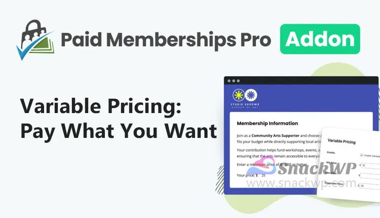 Paid Memberships Pro Variable Pricing Addon WordPress Plugin