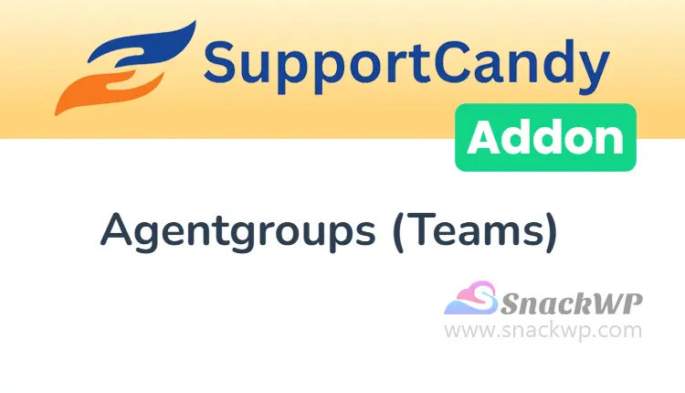 SupportCandy Agentgroup Add-On WordPress Plugin