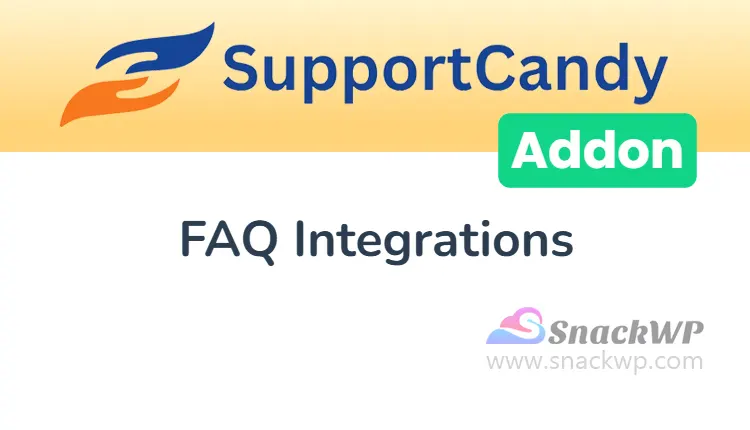 SupportCandy FAQ Integration Add-On WordPress Plugin