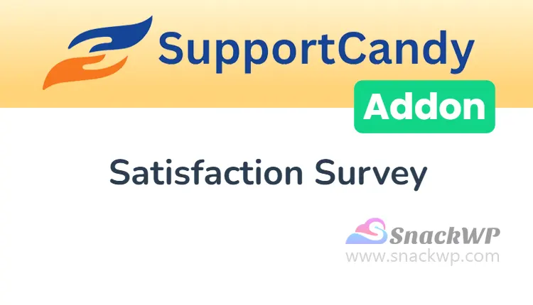 SupportCandy Satisfaction Survey Add-On WordPress Plugin