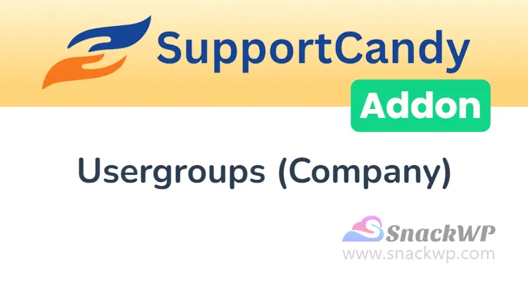 SupportCandy Usergroup Add-On WordPress Plugin