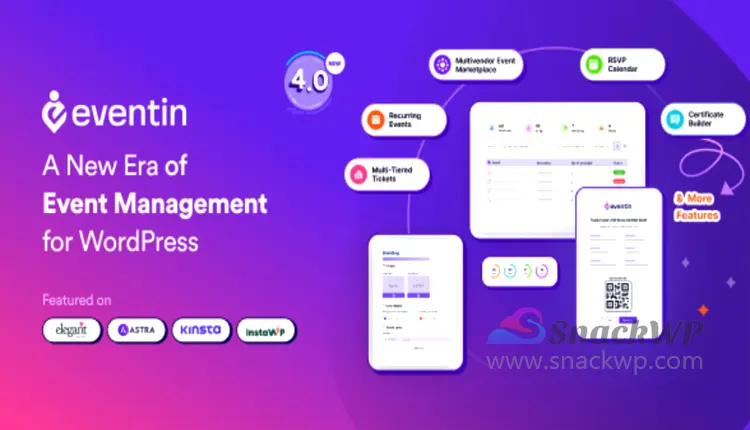 WP Eventin Pro Event Manager Premium WordPress Plugin