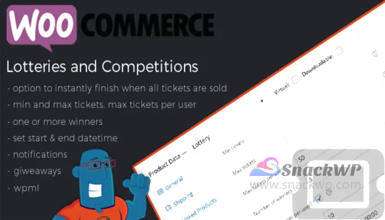 WooCommerce Lottery Competitions and Lotteries Premium