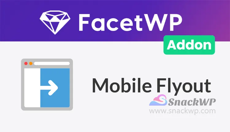 FacetWP Mobile Flyout (Flyout Menu) Add-On WordPress Plugin