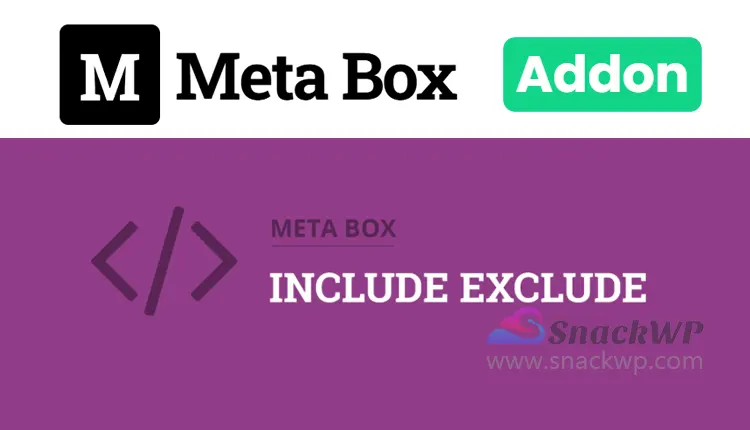 Meta Box MB Include Exclude Addon WordPress Plugin