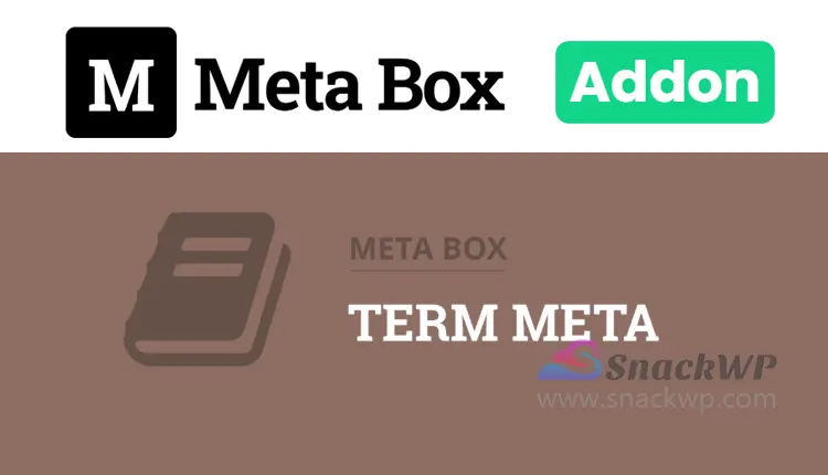 Meta Box MB Term Meta Addon WordPress Plugin