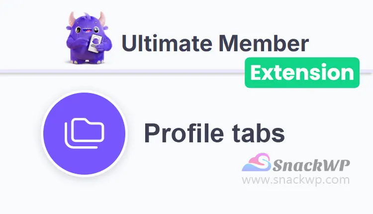 Ultimate Member Profile Tabs Extension WordPress Plugin