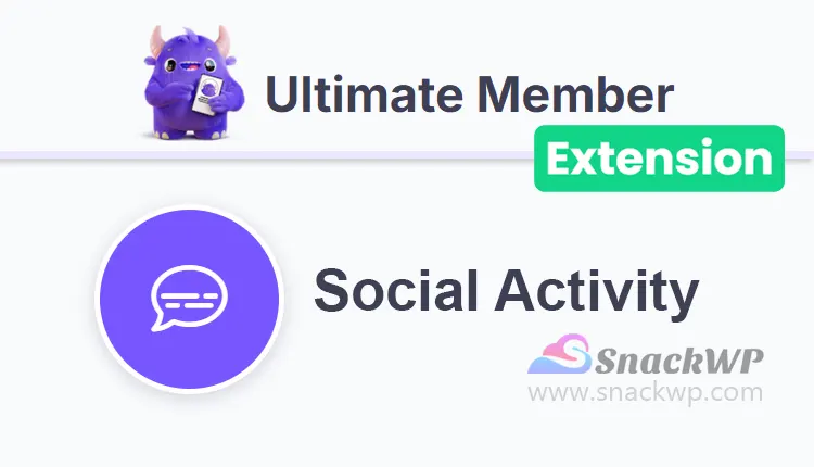 Ultimate Member Social Activity Extension WordPress Plugin