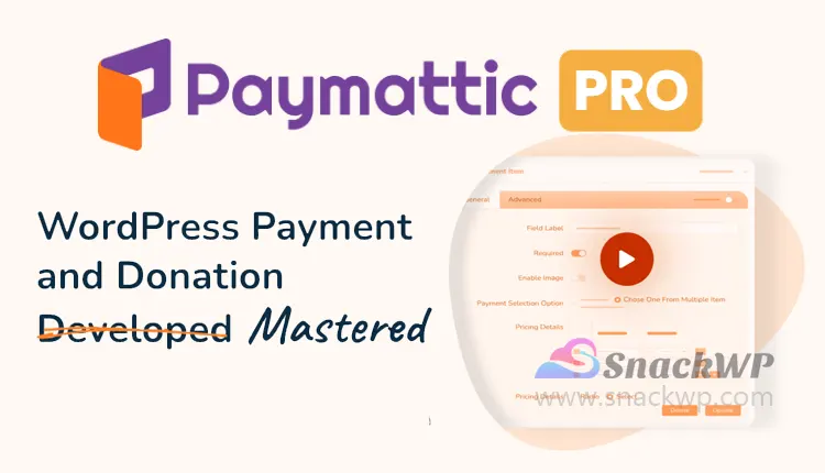 Paymattic Pro Premium WordPress Plugin