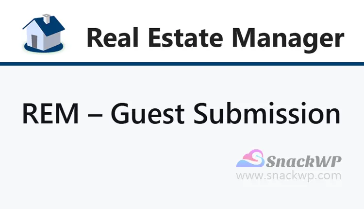 REM Guest Submission Addon WordPress Plugin