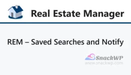 REM Saved Searches and Notify Addon WordPress Plugin