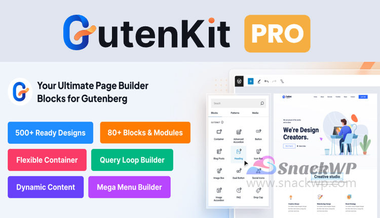 GutenKit Blocks Pro Premium WordPress Plugin