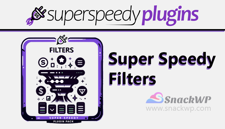 Super Speedy Filters Premium WordPress Plugin