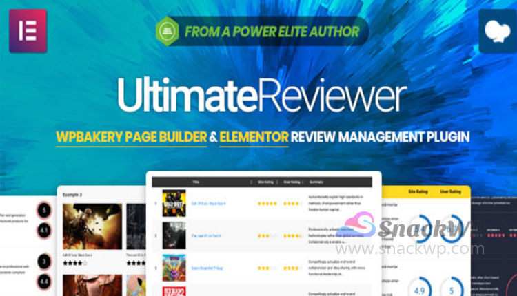 Ultimate Reviewer Premium Elementor & WPBakery Addon