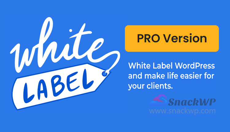 White Label Pro Premium WordPress Plugin