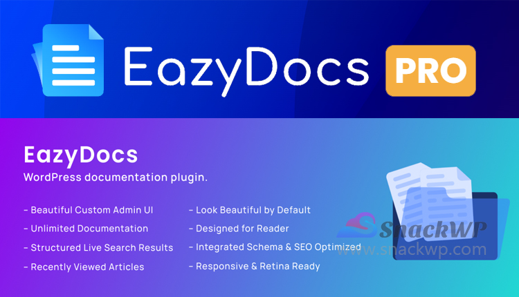 EazyDocs Pro Documentation Builder Premium WordPress Plugin