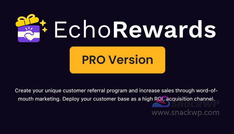 EchoRewards Pro for WooCommerce WordPress Plugin